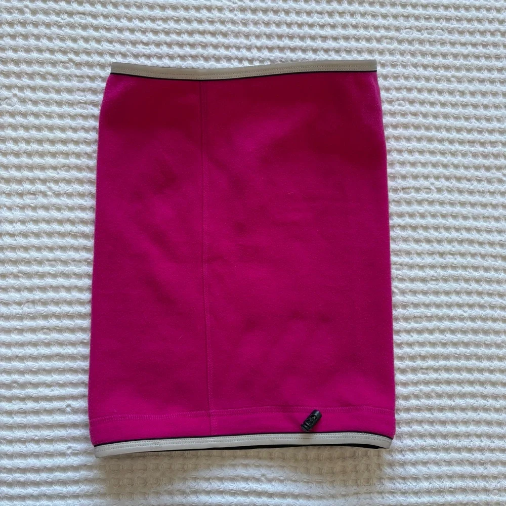 VSX Sport Pink Fleece Neck Gaiter Winter Running Ski Face Warmer One Size Pocket